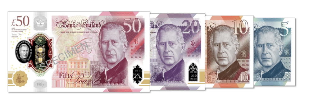 Brits Advised to Expect New Banknotes Featuring King Charles III Portrait