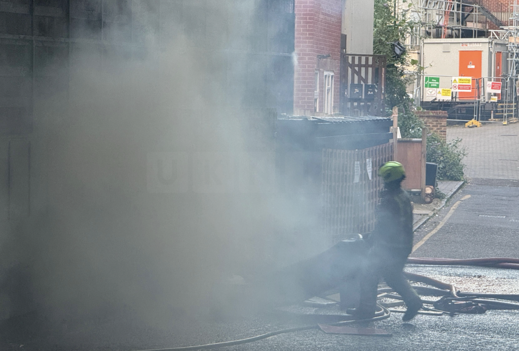 Six Pump Fire Breaks Out on High Street, Croydon