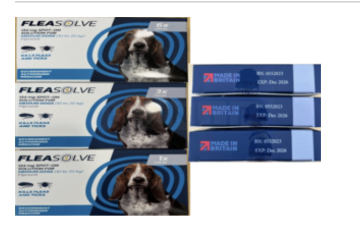 Product Defect Recall Alert: Fleasolve 134 mg Spot-on Solution for Medium Dogs