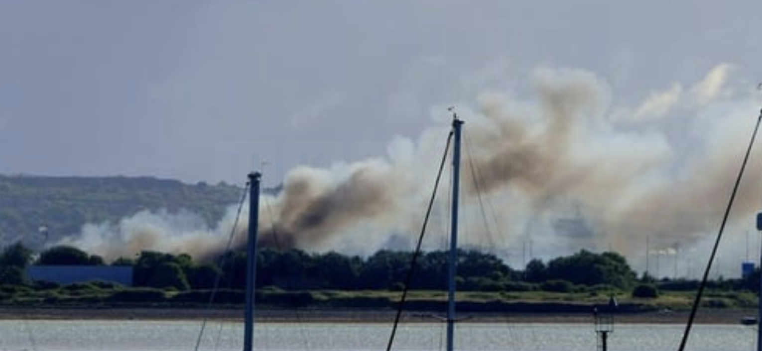 M275 Closed Due to Ongoing Fire at Recycling Facility