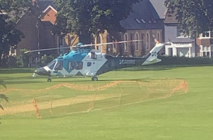 Malling Road Closed in Snodland after the child is hit by a car