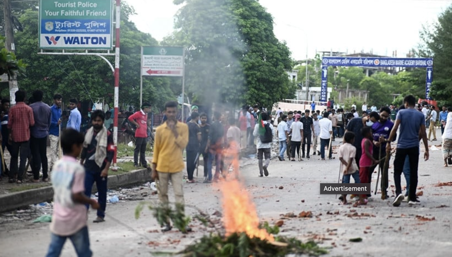 Bangladesh Imposes Curfew as Student Protests Turn Deadly