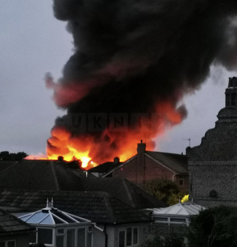 Major Industrial Fire Rips Through Laundry in Ramsgate Prompting Safety Warnings