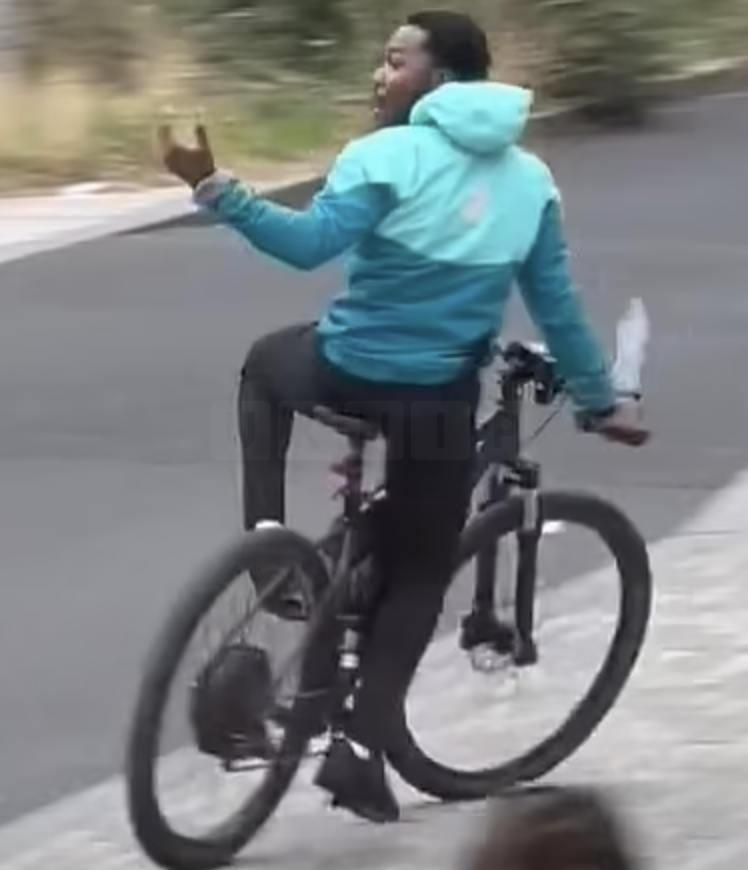 A man has been arrested after police received calls about a person on a bicycle brandishing a knife in Bethnal Green