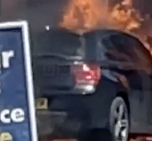 Car Fire at Esso Station on Wincheap Canterbury Leads to Road Closure
