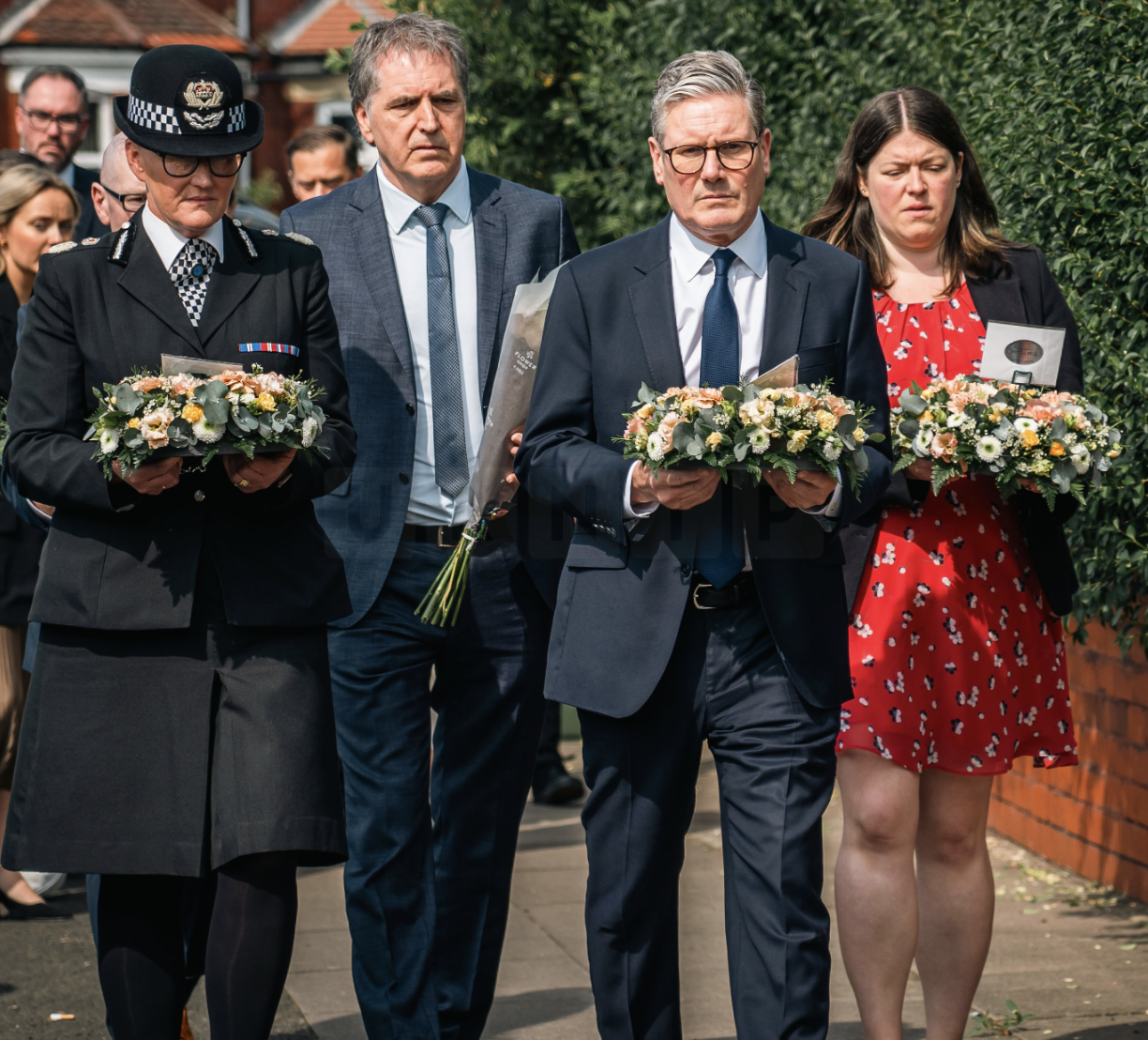 PM and Home Secretary Lay Flowers at Southport Incident Scene