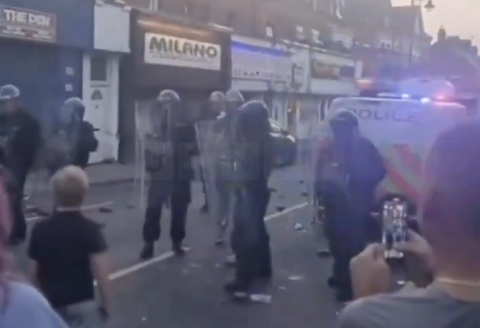 Unrest in Hartlepool Town Centre Prompts Large Police Response