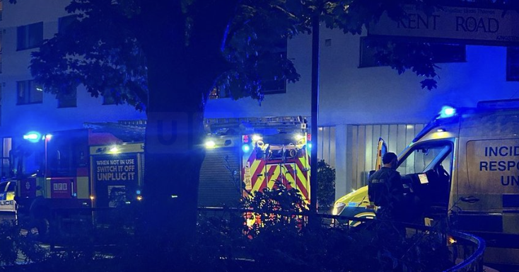 Car Collides with Building in Kingston Upon Thames, Emergency Services Respond