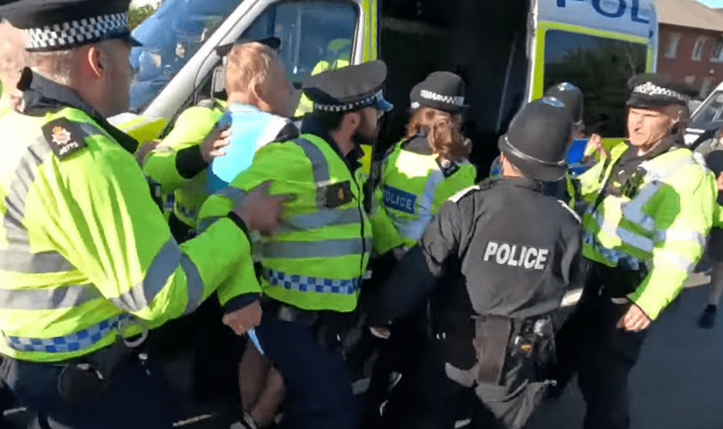 Crawley Protest: Two Men Issued Dispersal Orders