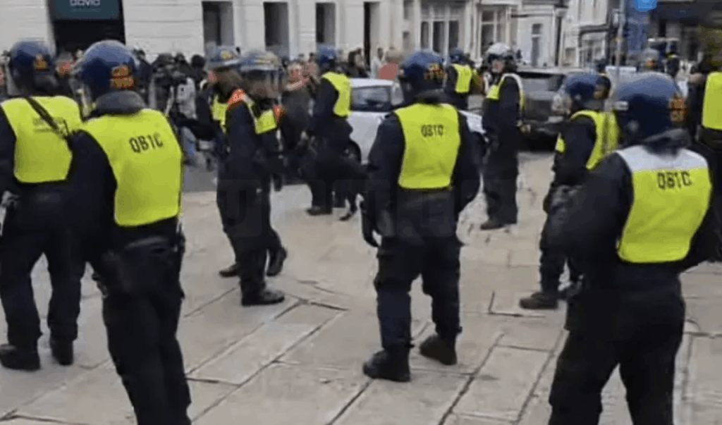 Violent Clashes Erupt Between Far-Right Groups and Police in Plymouth