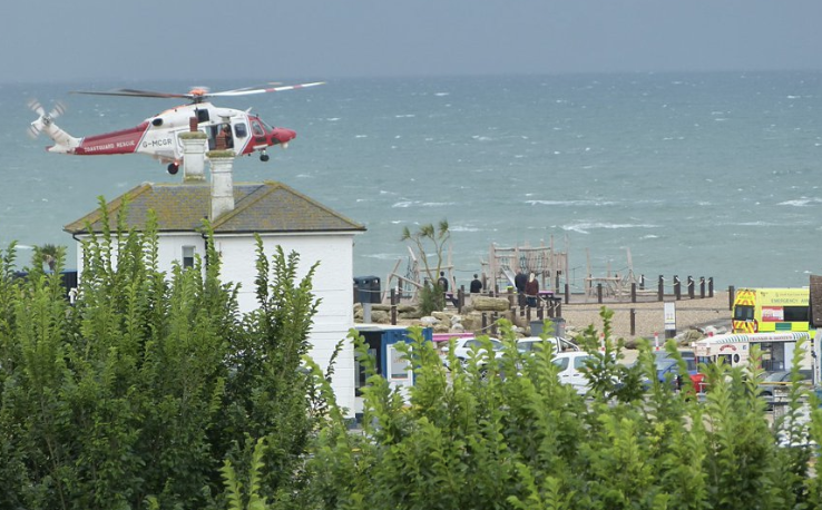 Emergency Services Respond to Incident Near Folkestone Pier