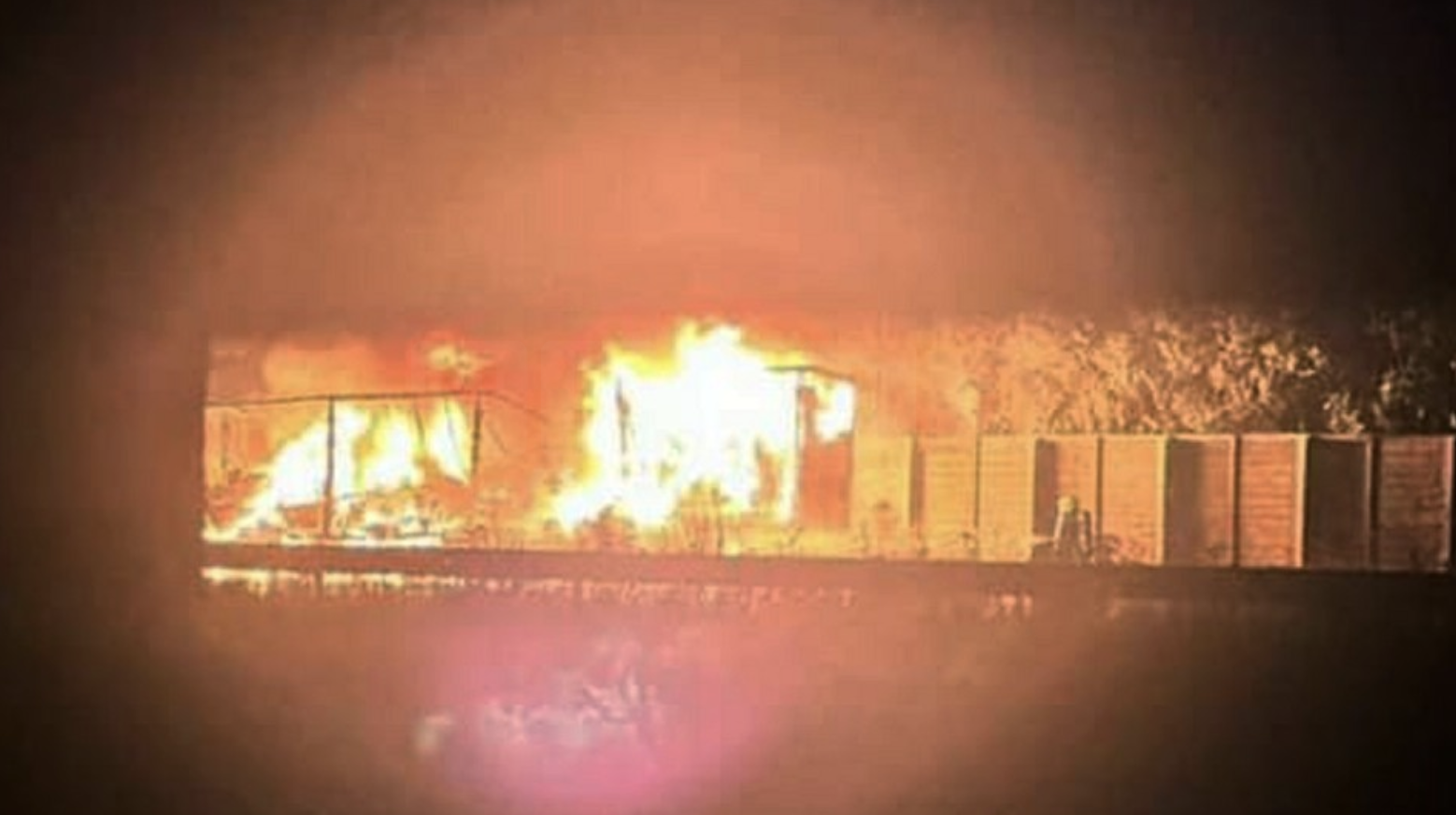 M20 Closed Due to Lorry Fire Near Folkestone