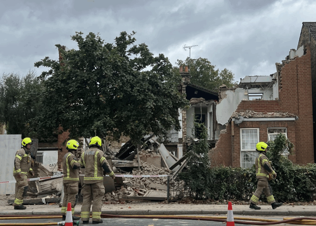 Two Houses in Richmond Collapse Amid Possible Gas Leak Probe