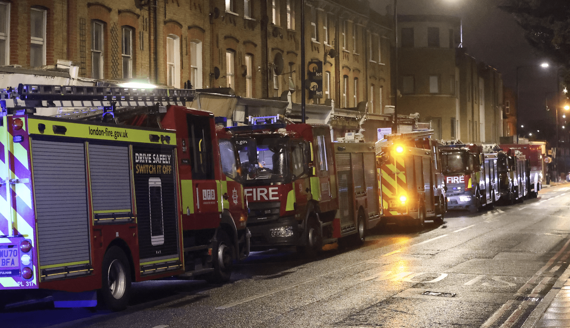 40 Firefighters Battle Blaze at Putney House
