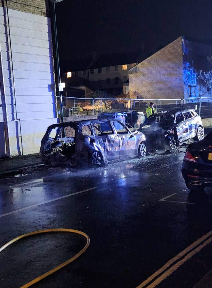 Care Home’s Minibus Destroyed in Bognor Car Fire: Appeal for CCTV Footage After Night-Time Blaze