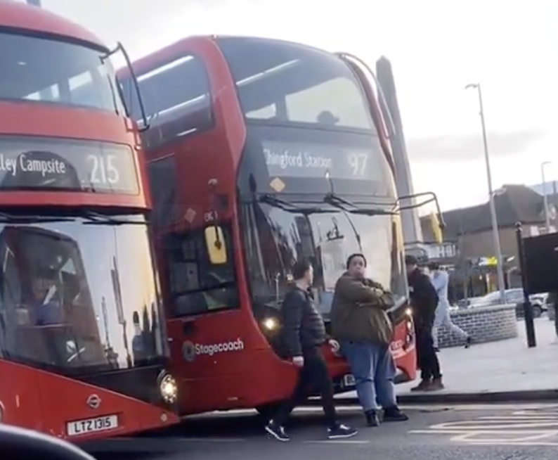 Chingford Bus Stand-Off: Passenger Blocks Bus After Driver Refuses to Let Him On
