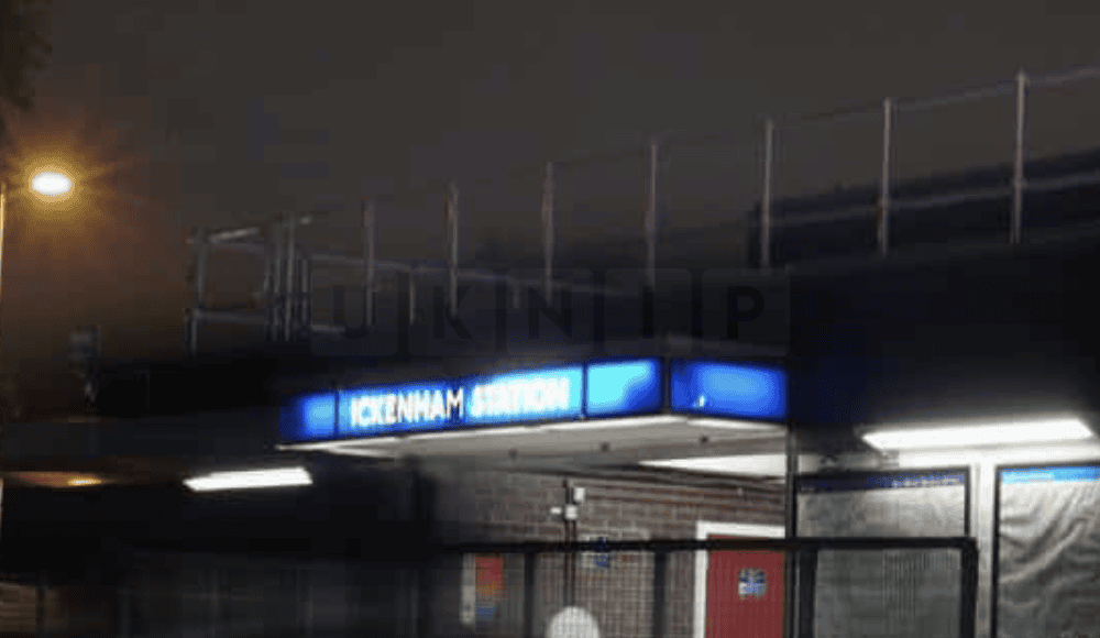 Emergency Response at Ickenham Underground Station after Person under a Train