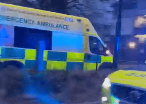 Emergency Services Respond to Collision Near Crawley College