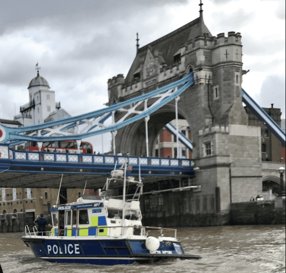 Emergency Services Respond to Reports of Person in the Water at Tower Bridge