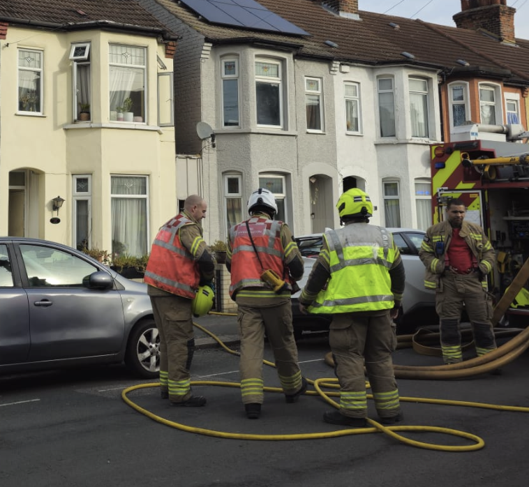 Fire Crews Tackle Blaze on Kennedy Road, Barking