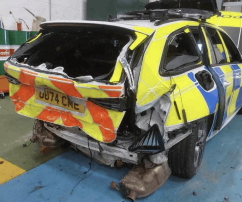 Ilford Man Sentenced After Falling Asleep at the Wheel and Crashing into Police Car on M11