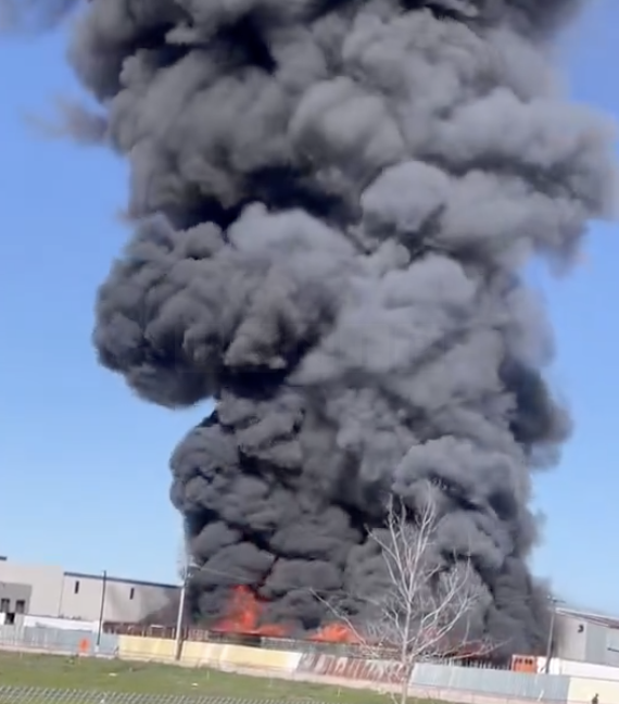 Large Fire Erupts at Recycling Plant in West Dallas