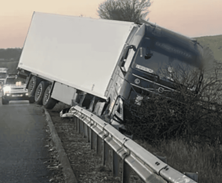M11 Chaos After Lorry Crashes Through Barrier Near Stansted Airport