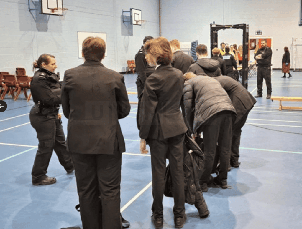 Police Conduct Knife Arch Operation at Hurstmere School in Sidcup