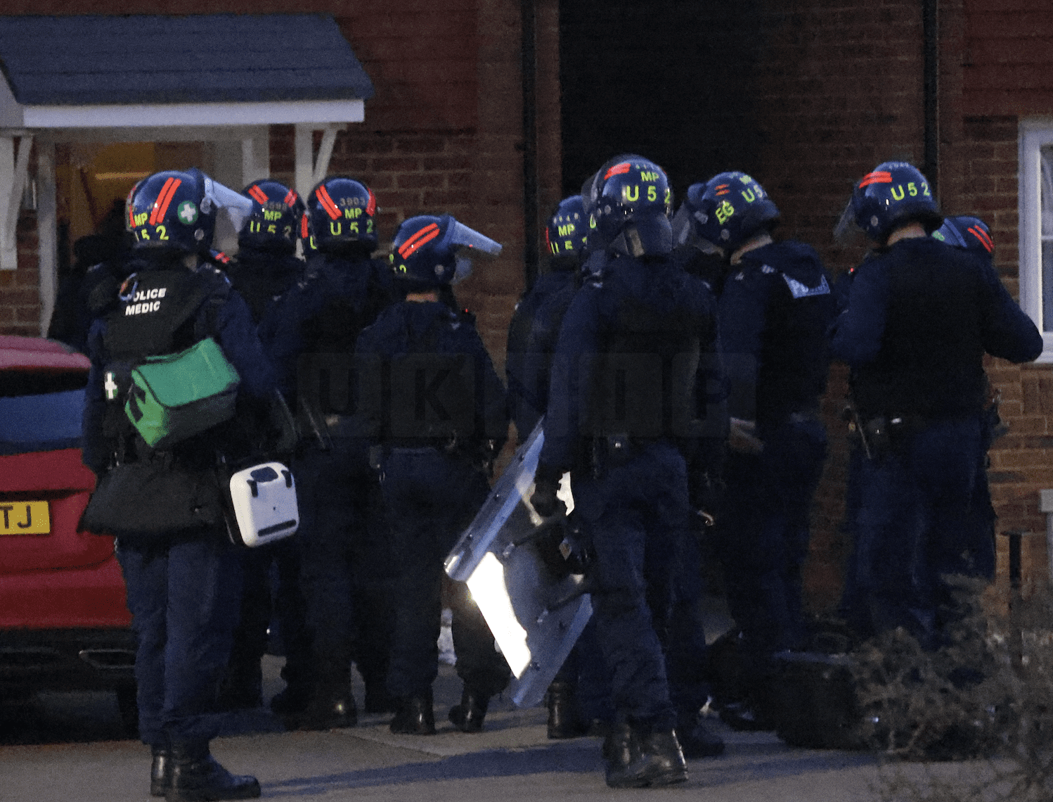 Specialist TSG Officers Conduct Early Morning Raids at Tadworth Property