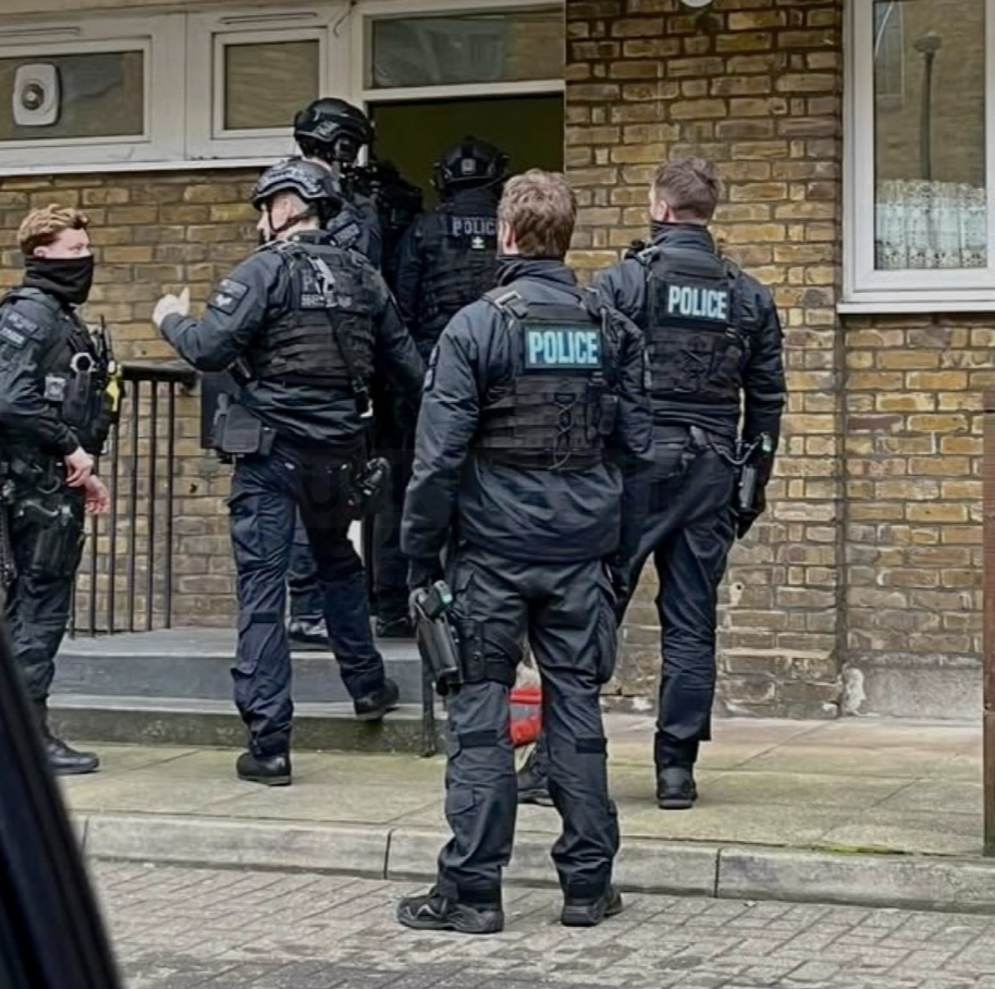 Three Arrested After Armed Police Respond to Disturbance in East London