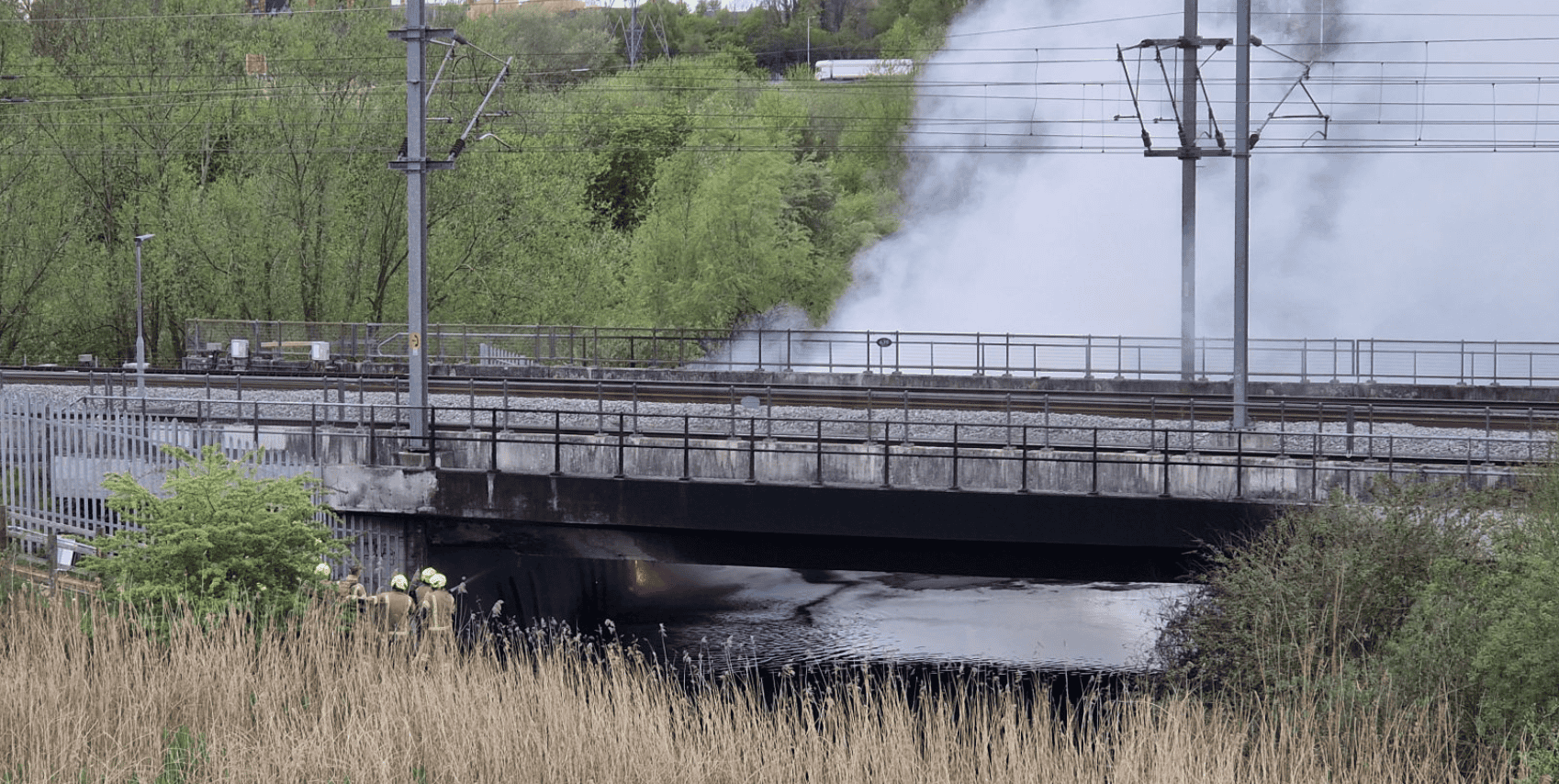Fire Under Railway Bridge Disrupts Southeastern Services Near Ebbsfleet International
