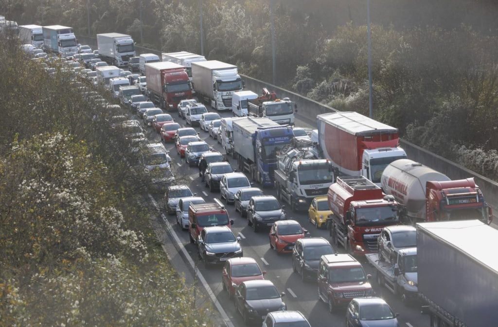 M2 Crash Causes Five Miles of Delays and Hour-Long Queues Near Faversham