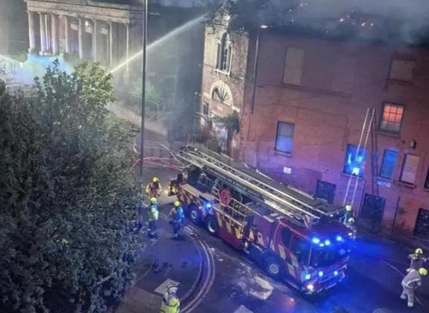 ‘Please Avoid This Area’ – Fire Crews Battle Large Blaze at Old Wade Ceramics Factory in Burslem