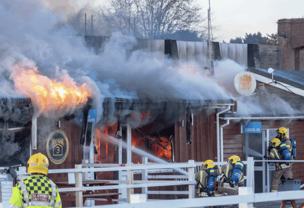 Police Appeal for Witnesses After Major Fire Destroys Historic Hangars at Old Sarum Airfield