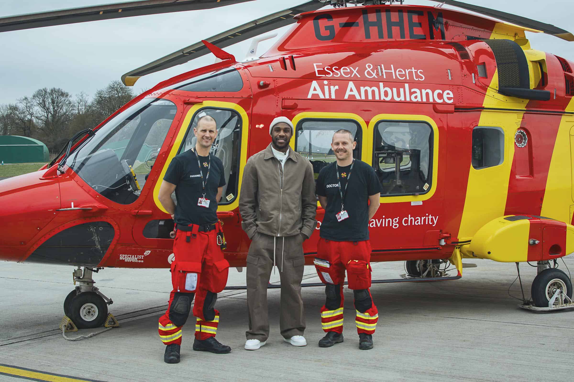 West Ham Star Michail Antonio Reunites with Air Ambulance Crew Who Saved His Leg