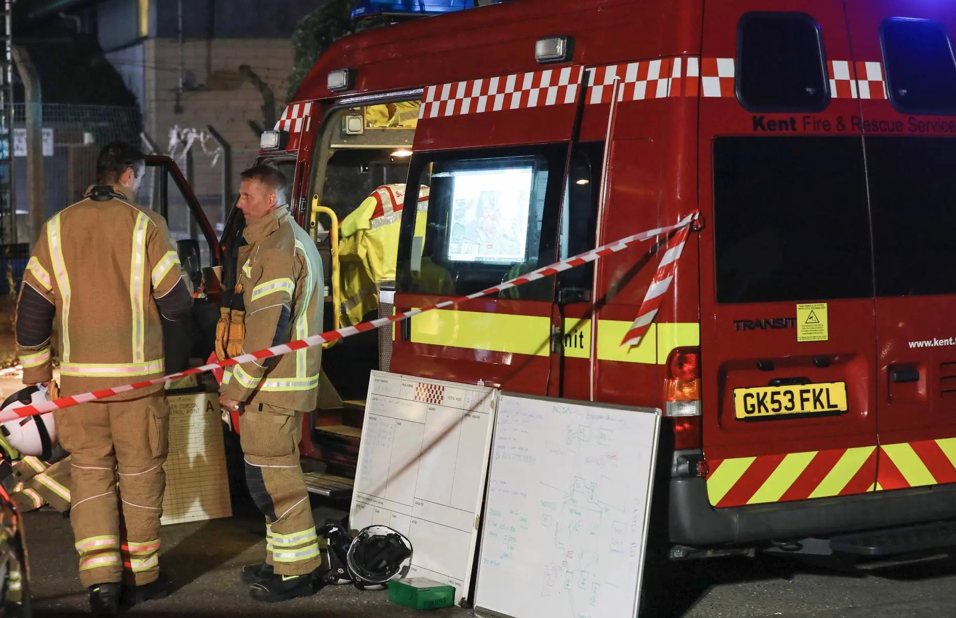 Fire Crews Tackle Unattended Bonfire in Dover as Fire Safety Warning Issued