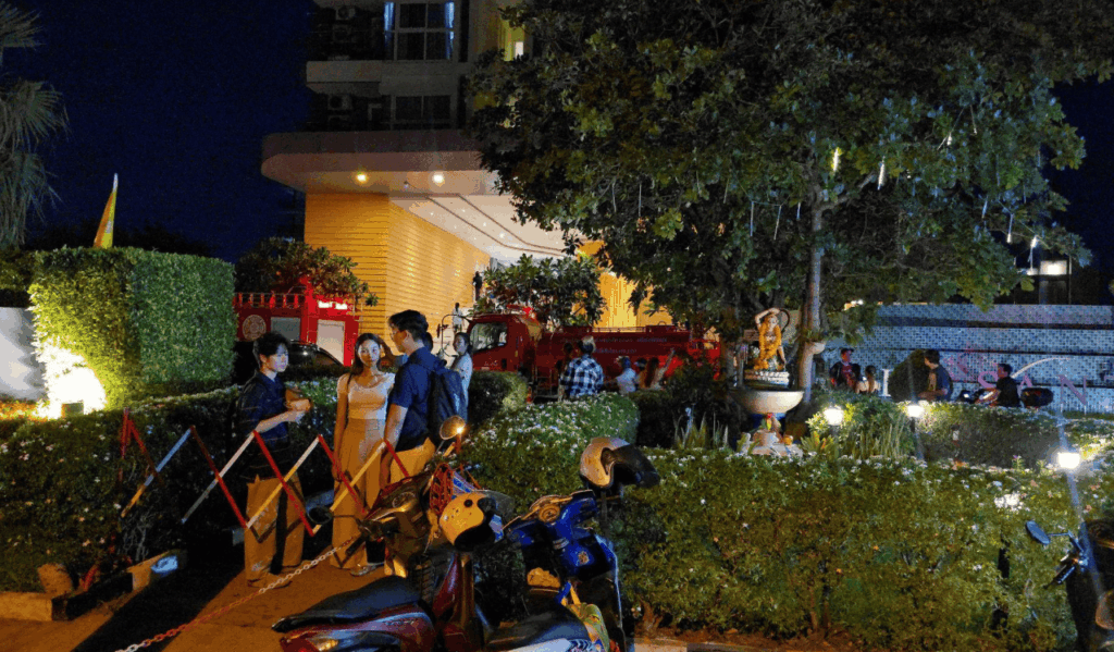 Fire Erupts at Pattaya Condo as Tourists Evacuated — No Injuries Reported