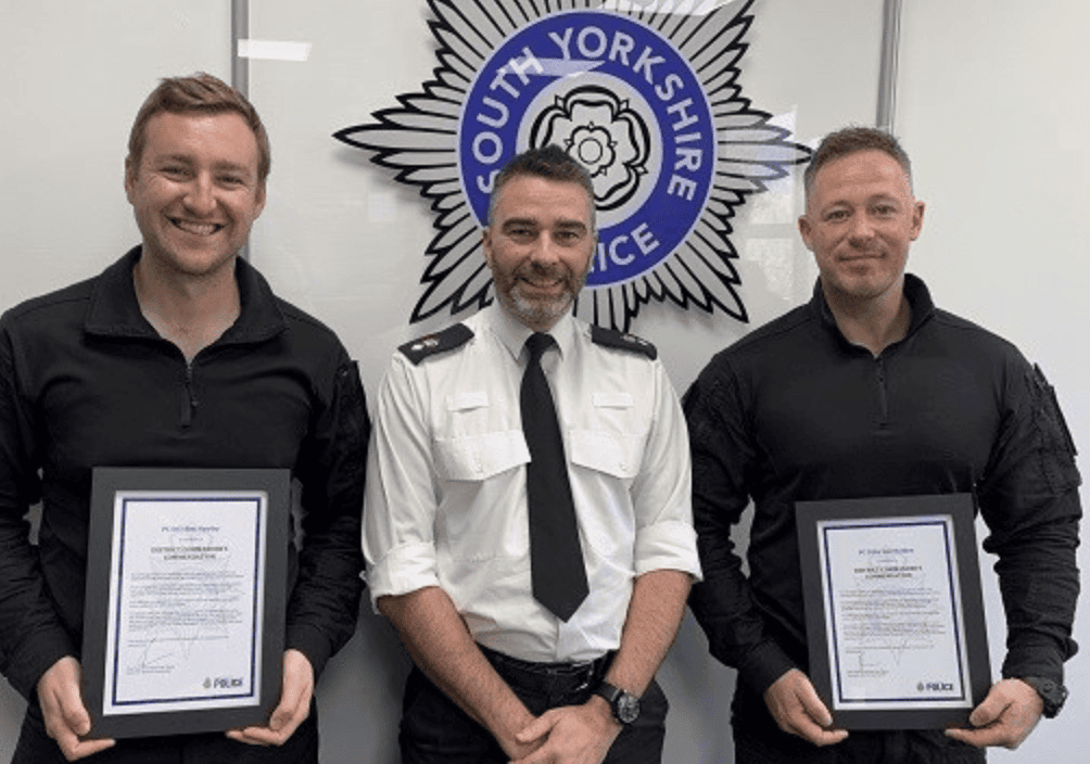 Heroic’ Police Officers Honoured After Saving Woman Hit by Train in Doncaster
