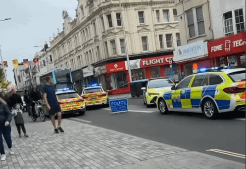 Teenage Girl Seriously Injured After Bus Collision in Brighton City Centre