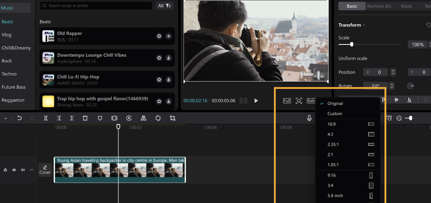 Crafting Story Ads for Instagram and Facebook with CapCut Desktop Video Editor