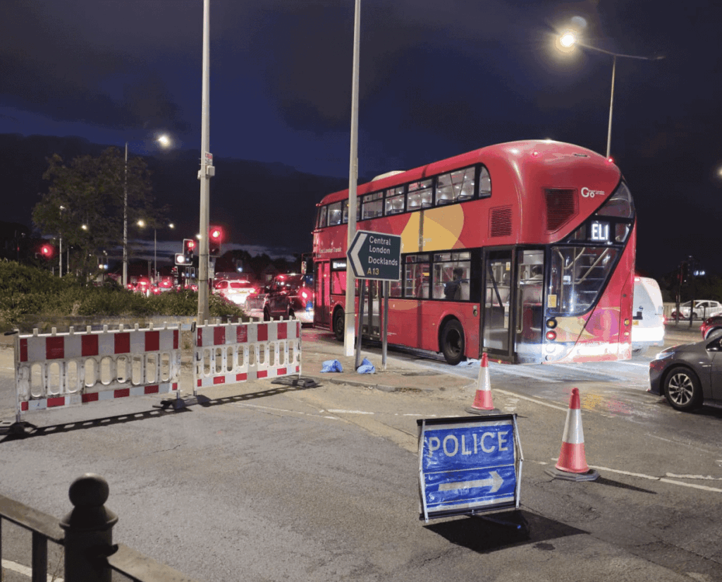 Man Dies in A13 Crash Involving Parked Lorry Trailer Near Rainham