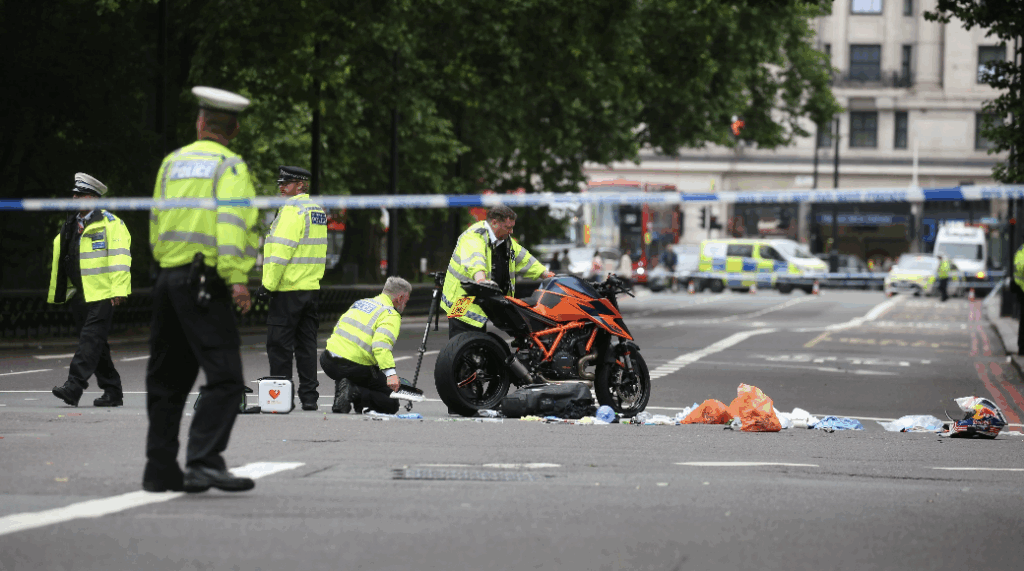 Park Lane Crash: Motorcyclist Fights for Life After Collision With Van in Westminster