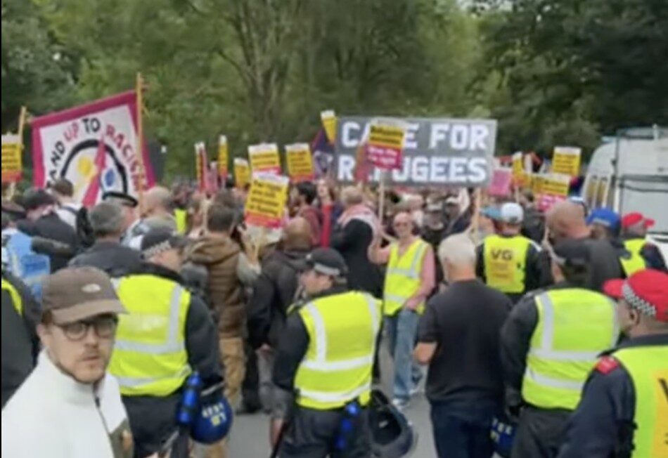 Peaceful Protest at Bell Hotel Site Sees Three Arrests Amid Heavy Police Presence