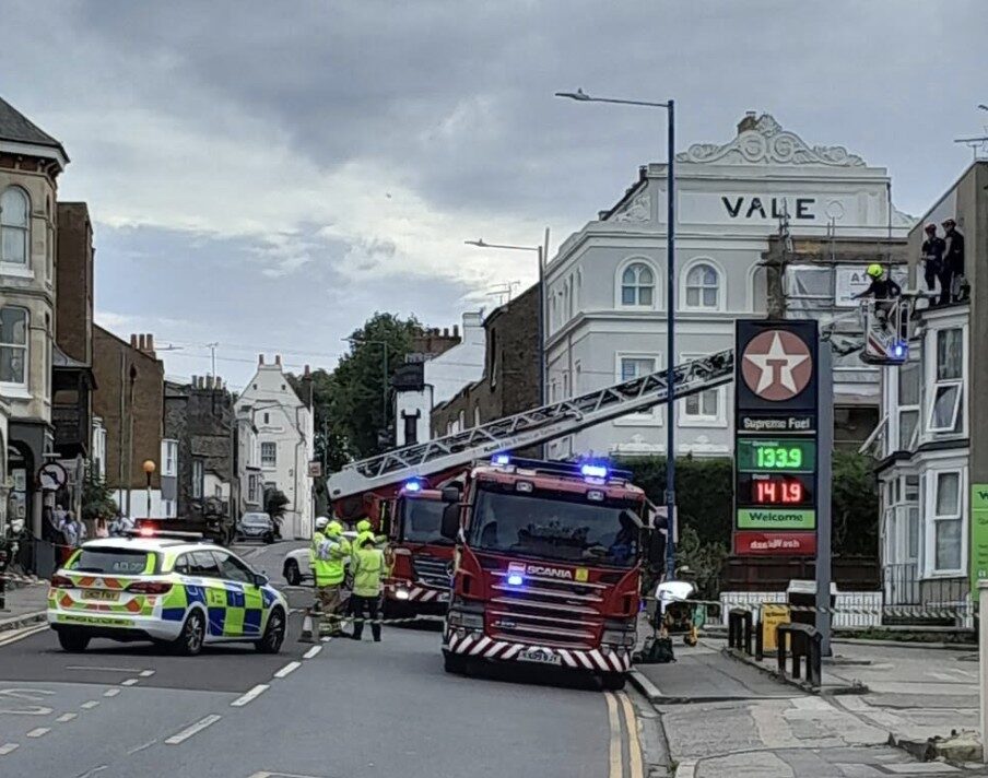 Major Emergency Response in Ramsgate as Fire Crews Break Into Home After Medical Incident
