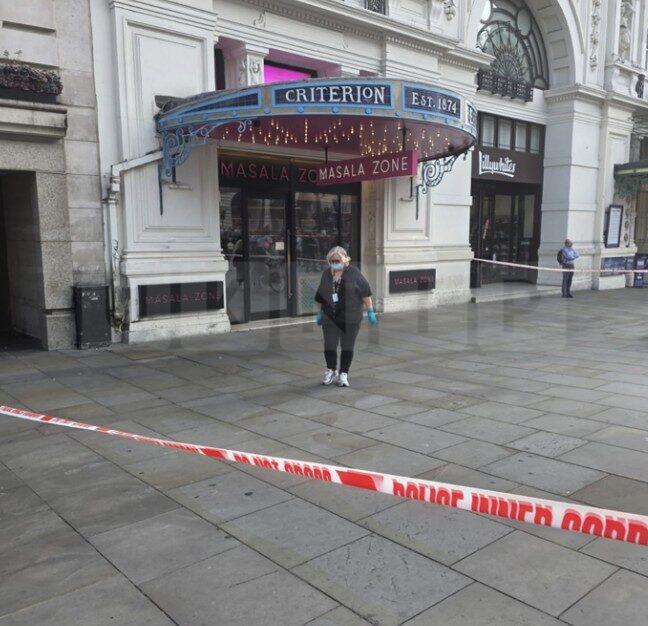 Man seriously injured in Street Brawl outside Piccadilly Circus restaurant