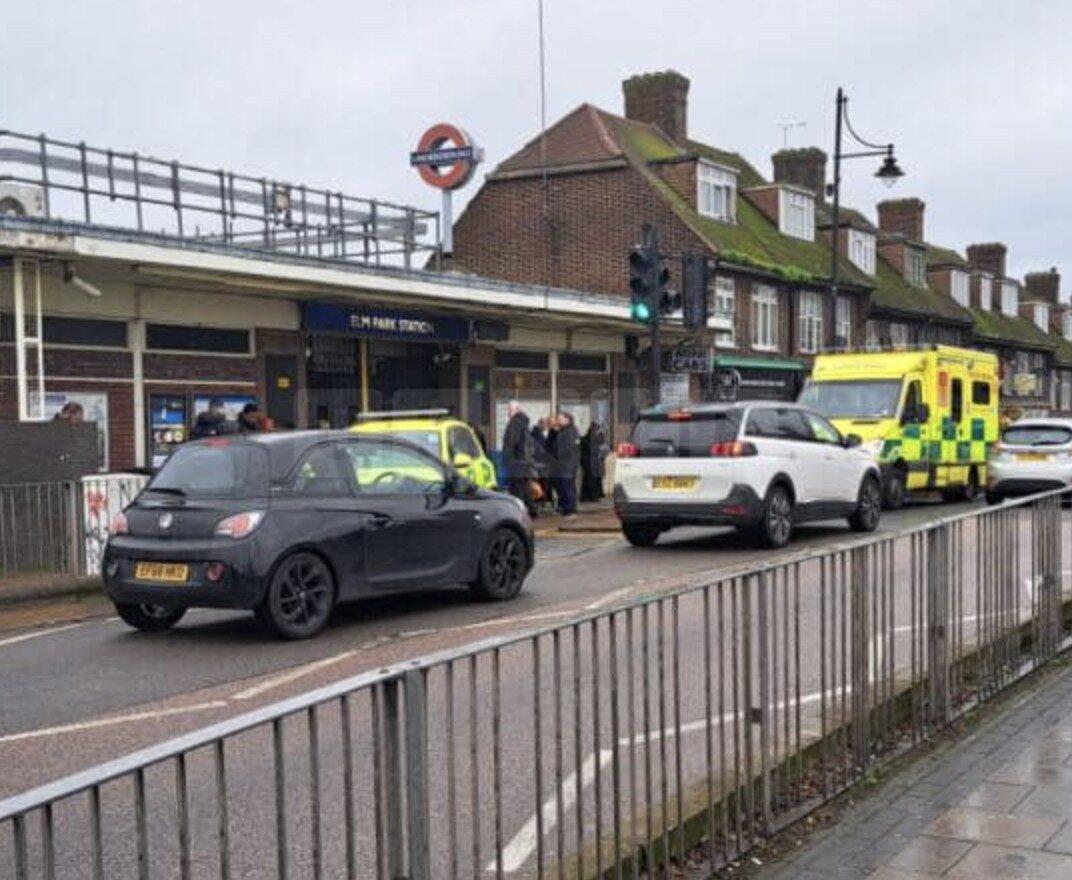 Person Dies at Elm Park Station as Emergency Services Respond