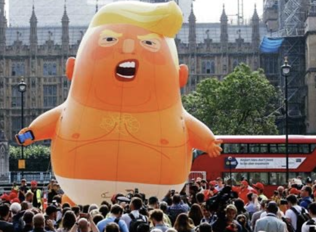 Trump Blimp Won’t Fly Over London for State Visit