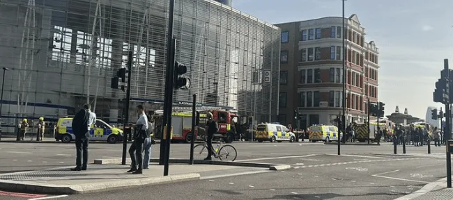 Emergency Services Called  After Suspicious Package Ignites Fire In Blackfriars Underground Station