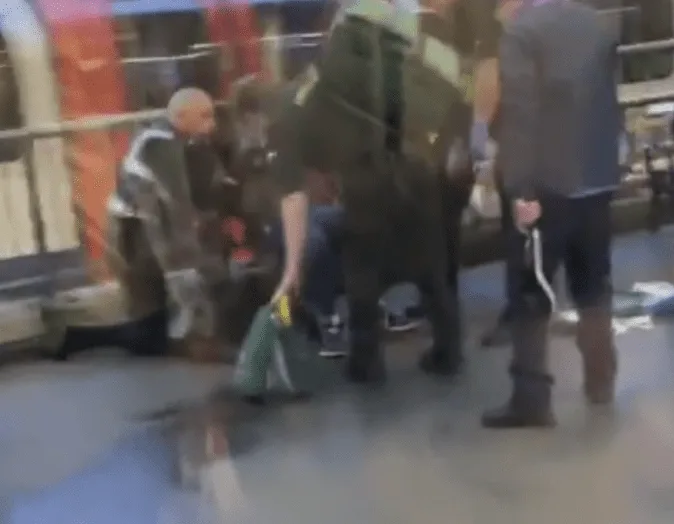 Two Boys Fighting For Their Lives After Double  Stabbing On Platform 8 At Stratford Station