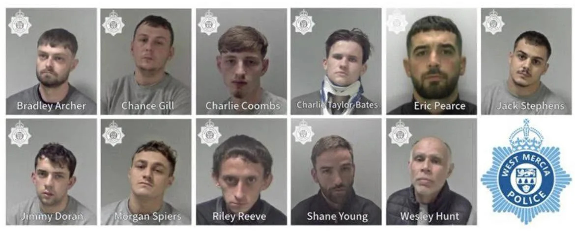 Car Theft Gang Caged for Over 94 Years After Â£3.5m Crime Spree